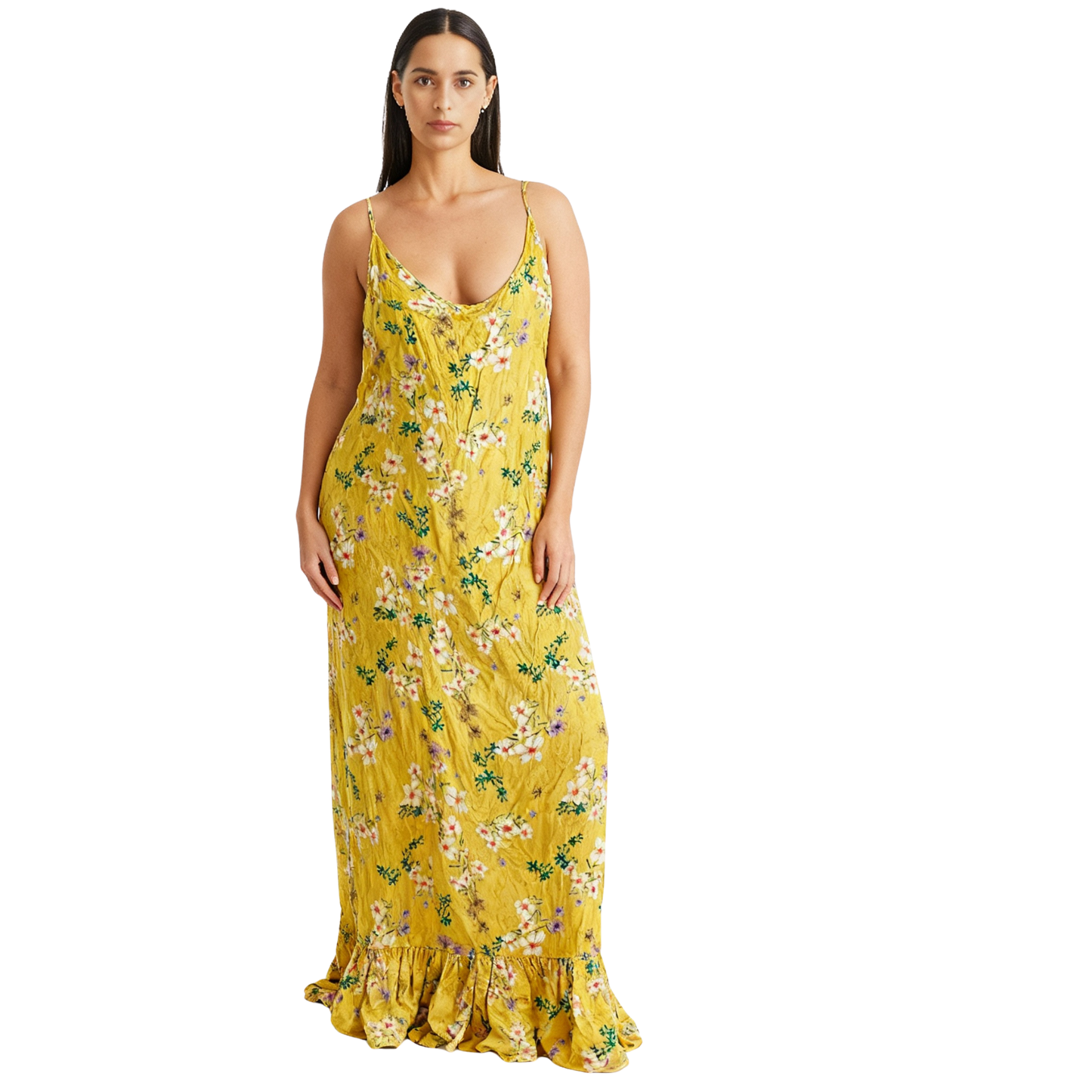 שמלת מקסי פרחונית